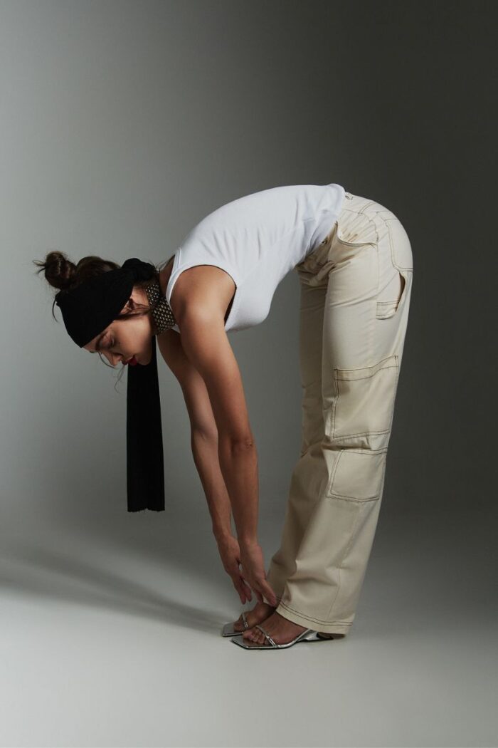 Calça Cargo Sarja