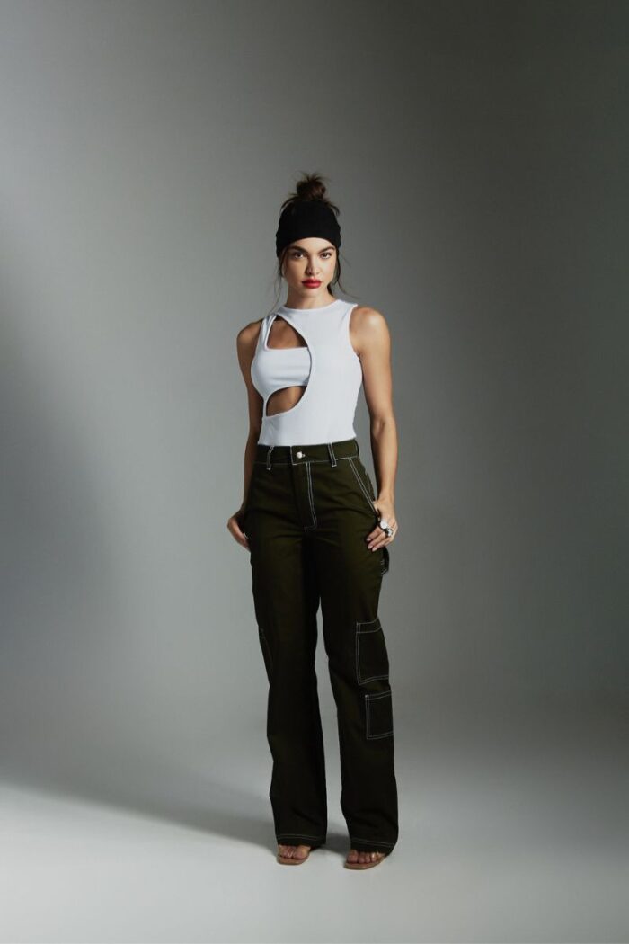 Calça Cargo Sarja