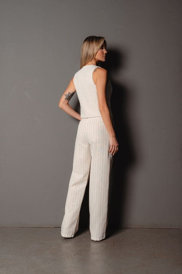 Conjunto Colete Linho